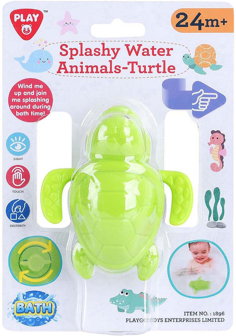 Afbeelding laden in galerijviewer, Playgo spetterend waterdier badspeeltje schildpad
