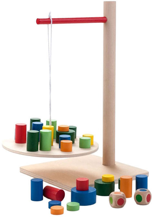 Longfield houten balans weegschaal spel