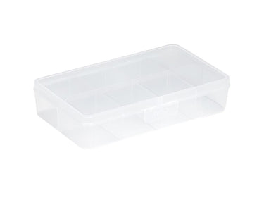 Sunware q-line opbergdoos 1,8l 8-vaks transparant 24,5x15x5,2cm