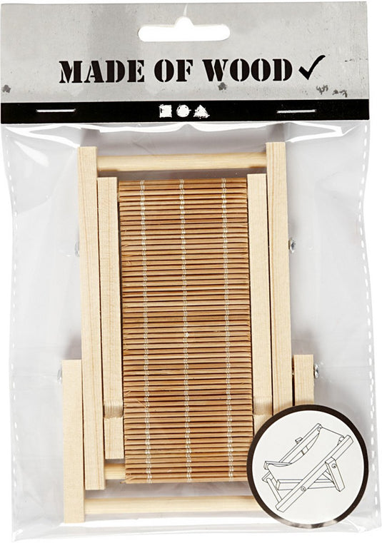 Creativ company houten mini strandstoel