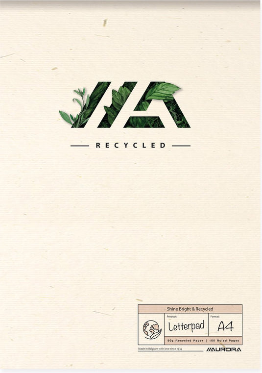 Aurora shine bright recycled schrijfblok | ft a4 | gelijnd