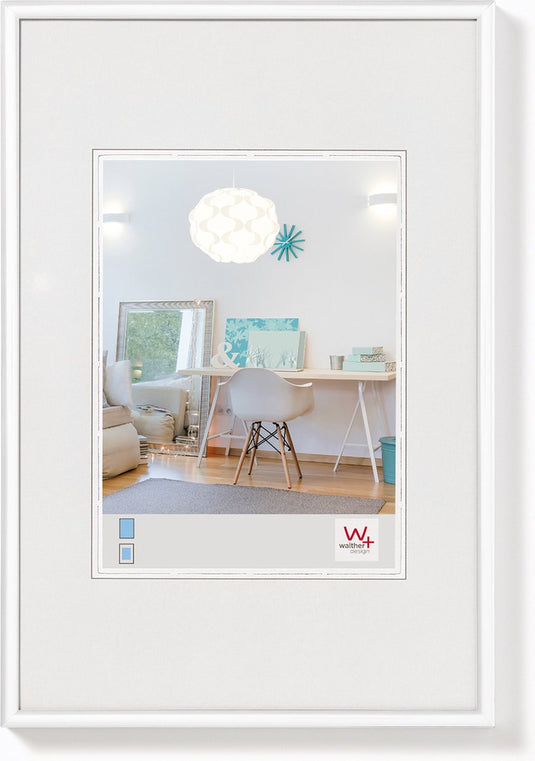 Walther new lifestyle - kunststof lijst - fotoformaat 60x90 cm - wit
