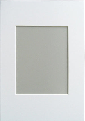 Walther pa041w passe-partout - frameformaat 30x40 cm - formaat afbeelding 20x30 cm - sneeuw wit