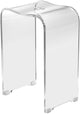 Sealskin - douchekruk transparant – acryl badkamerkruk met antislip – multifunctioneel