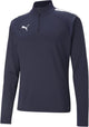 Puma teamliga 1 4 zip top heren sportshirt - navy- white