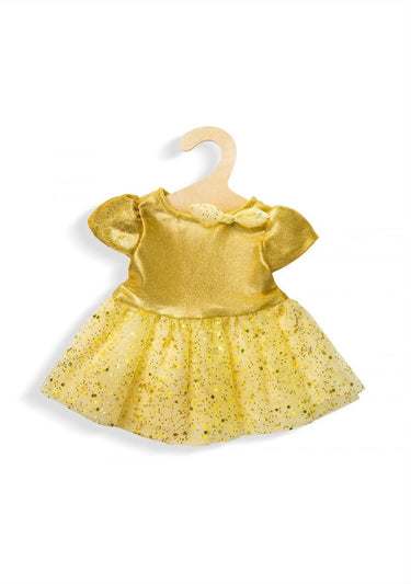 Heless poppenjurk goud, 28-35 cm