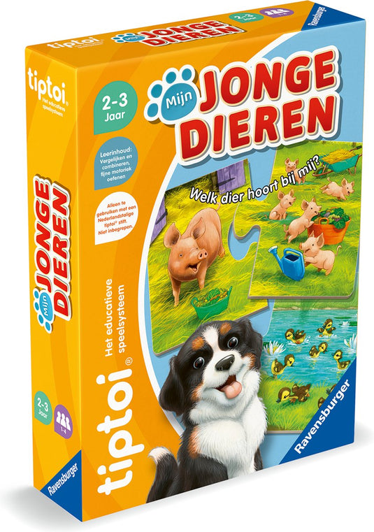 Tiptoi mijn jonge dieren - interactief spel voor 1-4 jaar - ravensburger