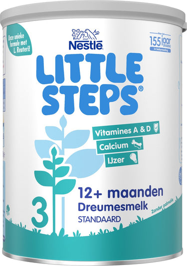 Little steps® nestlé little steps 3 - flesvoeding dreumesmelk standaard - 12+ maanden – 2 x 800g