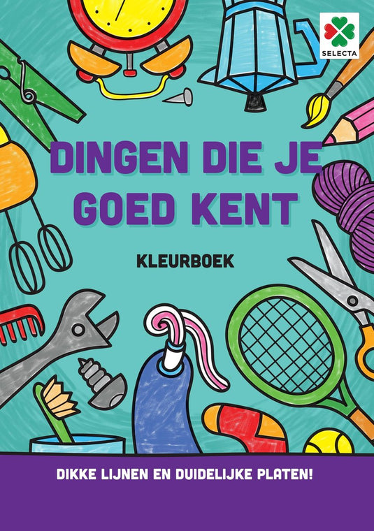 Selecta dingen die je goed kent - kleurboek