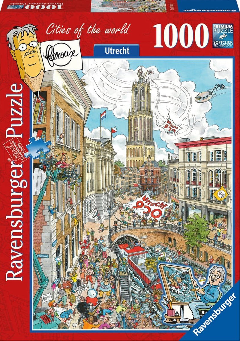 Afbeelding laden in galerijviewer, Ravensburger legpuzzel fleroux utrecht, 1000st.
