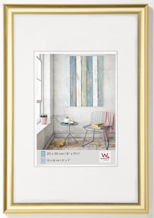 Walther trendstyle - kunststof lijst - fotoformaat 40x50 cm - goud