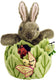 Rabbit in a lettuce (with 3 mini beasts) soft toy