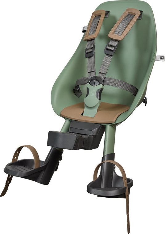 Urban iki fietsstoeltje voor ta–ke - icho green kurumi brown