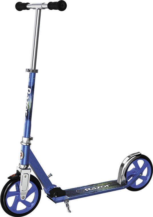 Razor a5 lux - step - blauw - opvouwbaar - grote wielen 200 mm - tot 100 kg - vanaf 8 jaar