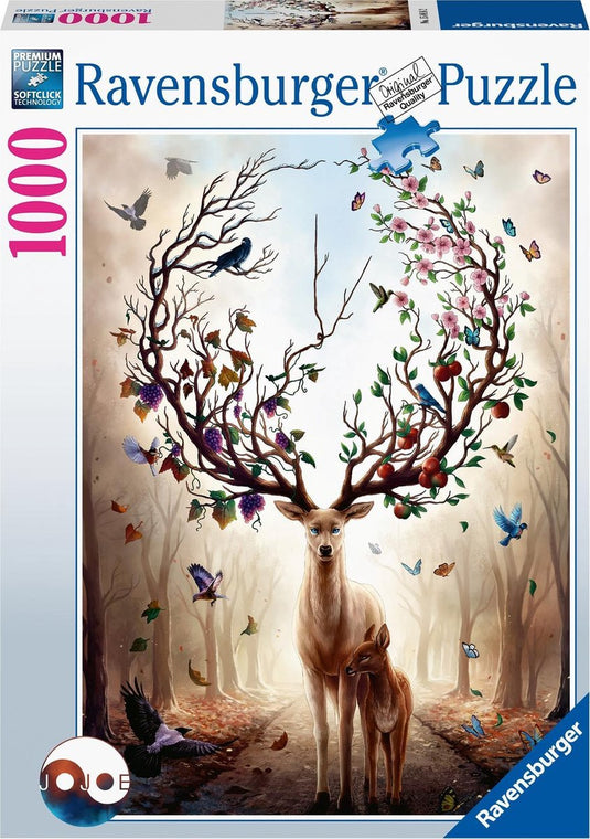 Ravensburger puzzel fantasydeer - legpuzzel - 1000 stukjes