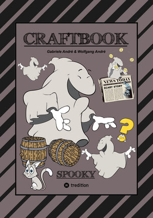 Craftbook - 100 gruselige malmotive - 2 schaurige bastelspiele - rätsel - lustige bilder - grauenhafte aufgaben