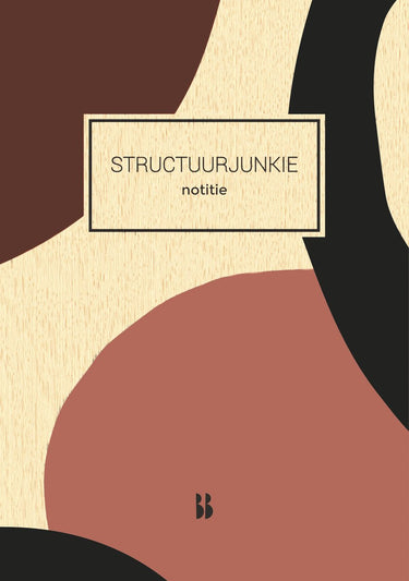 Structuurjunkie notitieboek oudroze - a5