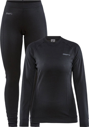 Craft core dry baselayer thermoset dames - zwart - maat s