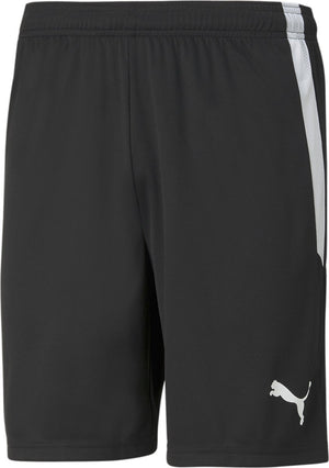 Puma teamliga shorts heren sportbroek - black- white