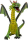 Bullyland 75593 – zittende groene draak – ca. 8,7 cm – fantasierijk en detailrijk speelfiguur – ideaal voor sprookjesspel, decoratie of als klein cadeautje voor kinderen vanaf 3 jaar