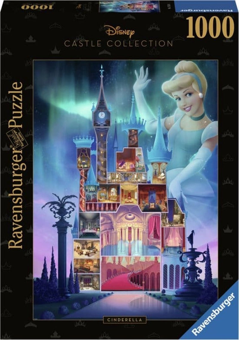 Laden Sie das Bild in Galerie -Viewer, Ravensburger puzzel disney assepoester kasteel - 1000 stukjes.
