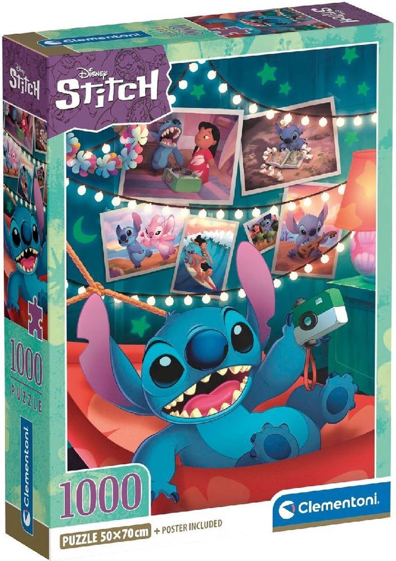 Laden Sie das Bild in Galerie -Viewer, Clementoni legpuzzel disney stitch, 1000st.

