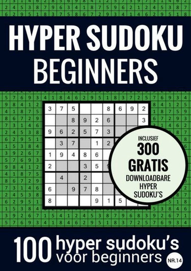 Hyper sudoku sudoku makkelijk: - nr. 14 - puzzelboek met 100 makkelijke puzzels voor volwassenen en ouderen