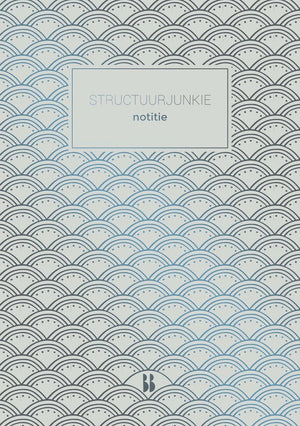 Structuurjunkie - notitieboek (grijs)