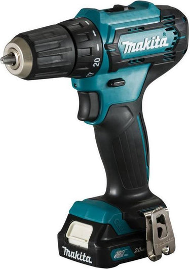 Makita accuboor- schroefmachine df333dsae 10,8v incl. 2x 2,0ah accus opbergkoffer
