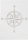 Viva decor sjabloon - flexibel tekensjabloon - hobbysjabloon - kompas - a4 - 21x29,7cm -