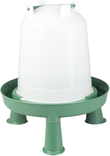 Duvo plus - voersilo - kip - drinkklok eco schroef met handvat pootjes 3l groen - 1st