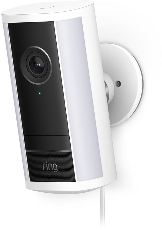 Ring buitencamera pro (nieuwste generatie) - plug-in - wit - 4k