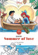 Hachette grand bloc disney - summer of love - kleurboek voor volwassenen