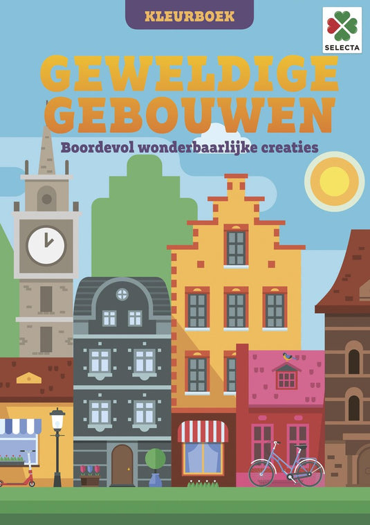 Selecta geweldige gebouwen kleurboek