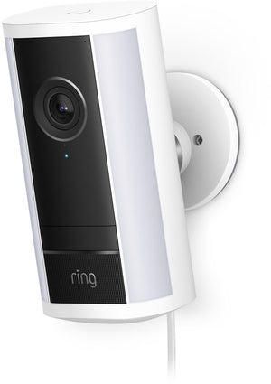 Ring buitencamera pro (nieuwste generatie) - plug-in - wit - 4k