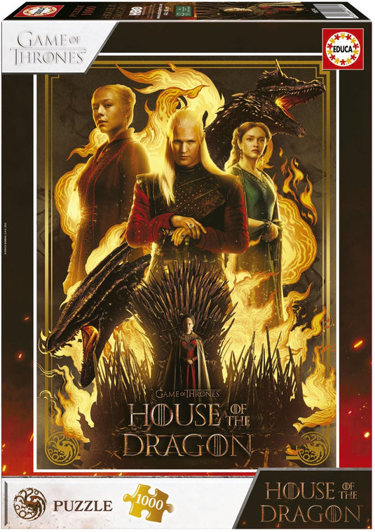 Educa - puzzel - 1000 stuks - house of the dragon