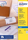 Merkloos sans marque avery white mini label - inkjet - j8651