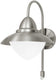 Eglo sidney wandlamp buiten - e27 - 37,5 cm - bewegingssensor - rvs