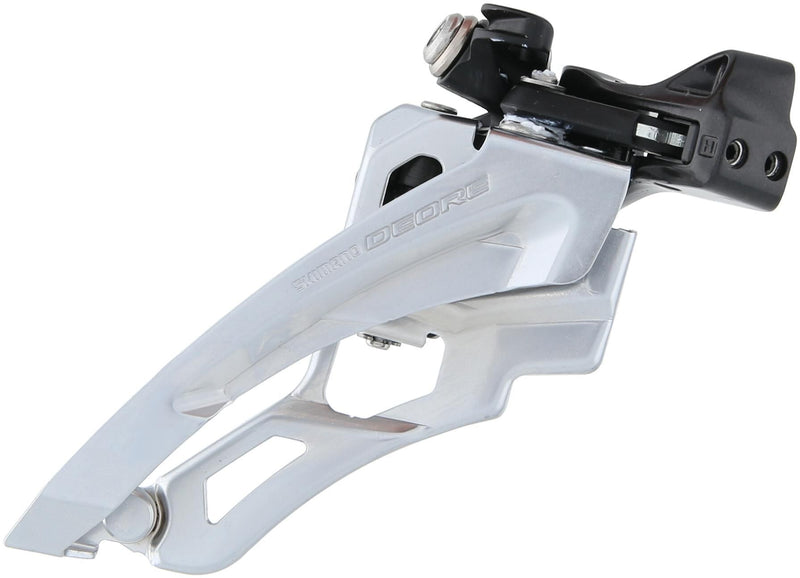 Load image into Gallery viewer, Shimano Voorderailleur 3 x 10-speed Deore FC-M6000 side swing middelhoge klem 40-42T zwart
