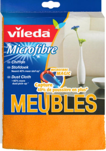 Vileda staub serie - electrostatic stofdoek - 30x40 cm - polyester microvezel