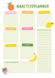 Merkloos sans marque maaltijdplanner