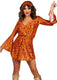 Leg avenue - disco doll kostuum - s - oranje