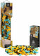 Plus-plus inspired - van gogh zonnebloem - 5163 - bouwspeelgoed kunstwerk - constructiespeelgoed - set met 350 bouwstenen - vanaf 7 jaar