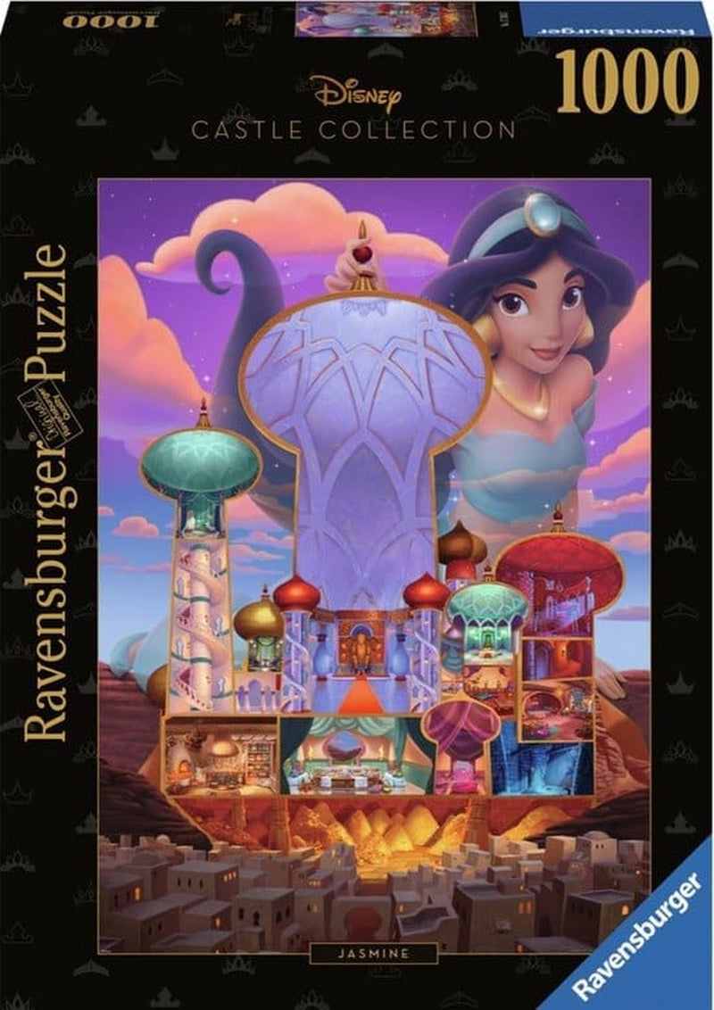 Chargez l'image dans la visionneuse de la galerie, Ravensburger puzzel disney castles jasmine - 1000 stukjes cartoon.
