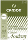 Canson tekenblok academy formaat 21 x 297 cm (a4)