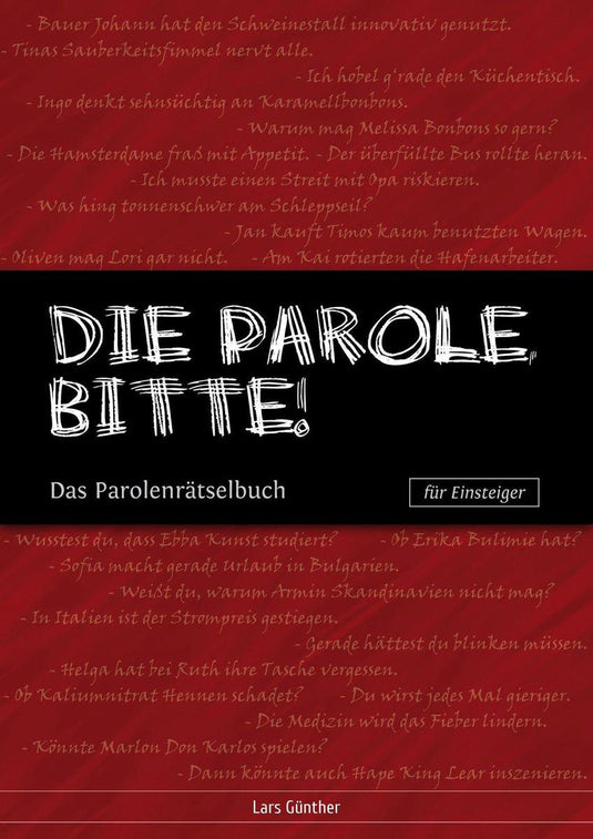 Die parole, bitte!