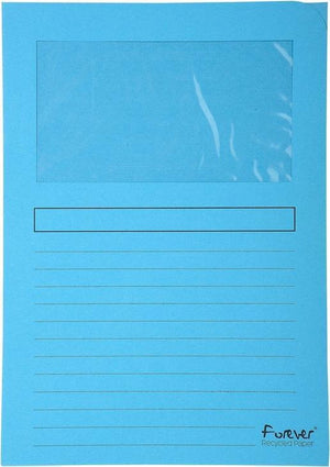 Exacompta l-map forever | voor ft a4 | pak van 25 stuks | lichtblauw