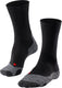 Falke tk2 anti-blaar dik wol functioneel materiaal wandelsokken dames zwart - maat 41-42