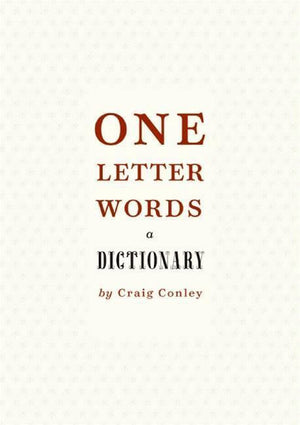 One-letter words, a dictionary