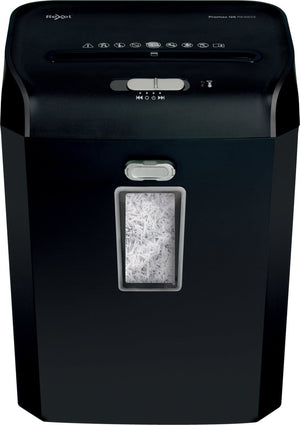 Rexel promax qs rex823 papierversnipperaar - p4 snippers - tot 8 vel - 12l - zwart